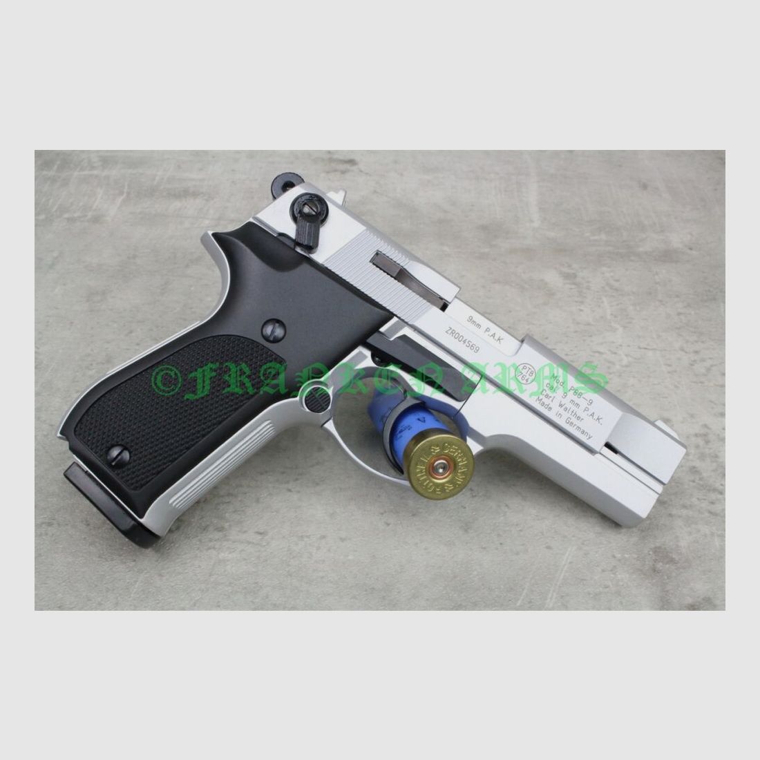 Walther P88 Compact 9mm P.A. vernickelt