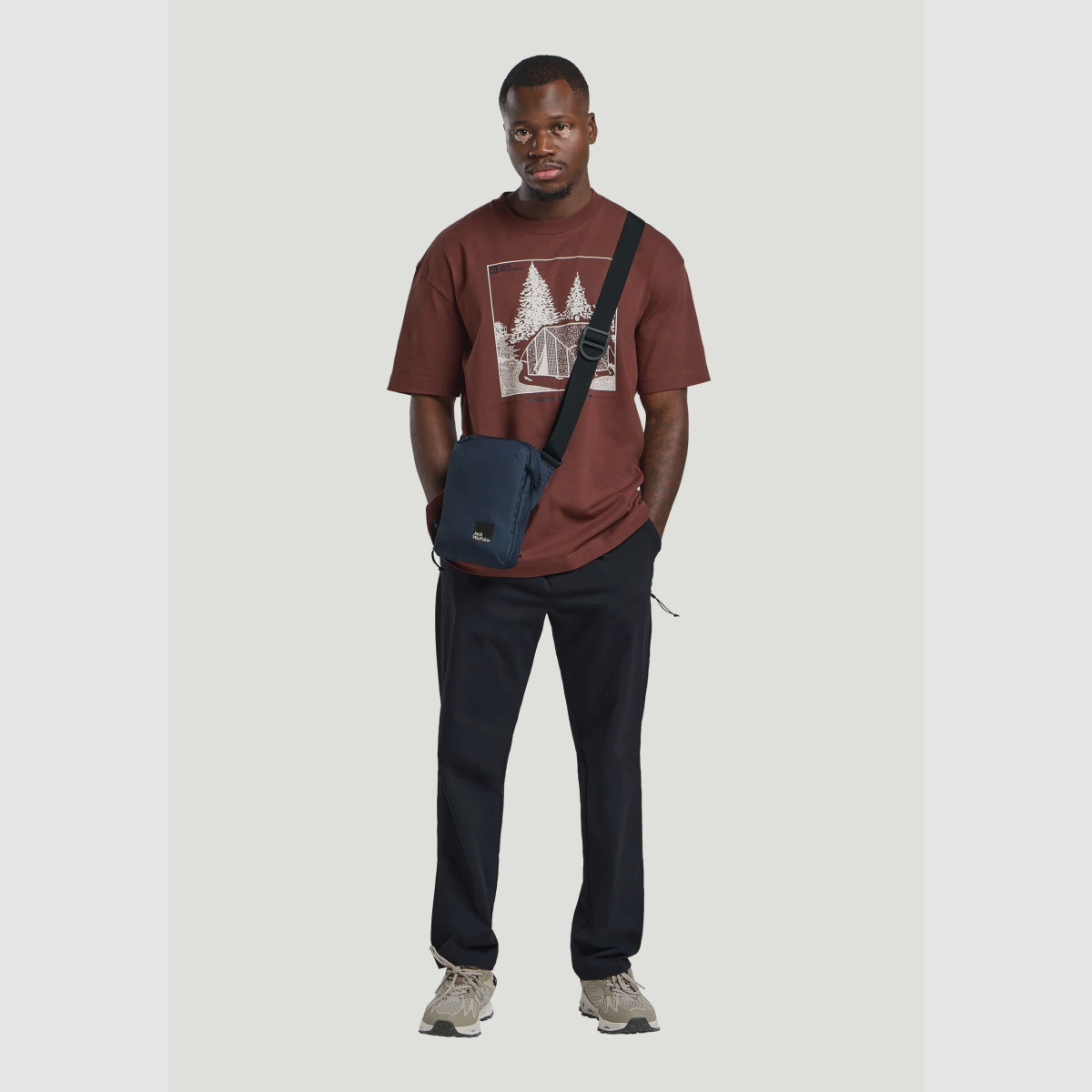 JACK WOLFSKIN Konya Organizer Torba na ramię Nocne niebo