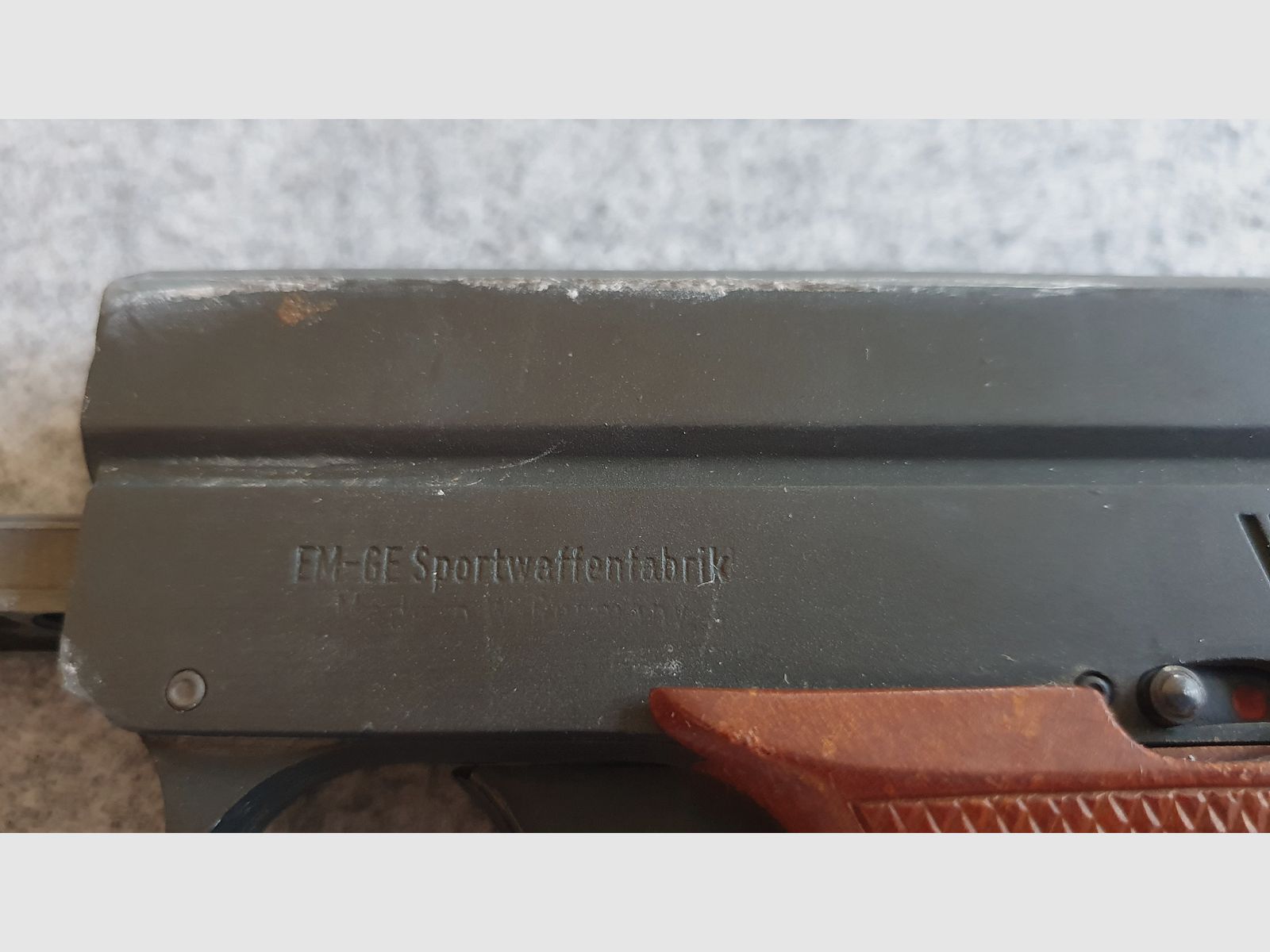 Signalpistole EM-GE Modell 63 PTB Nr 6