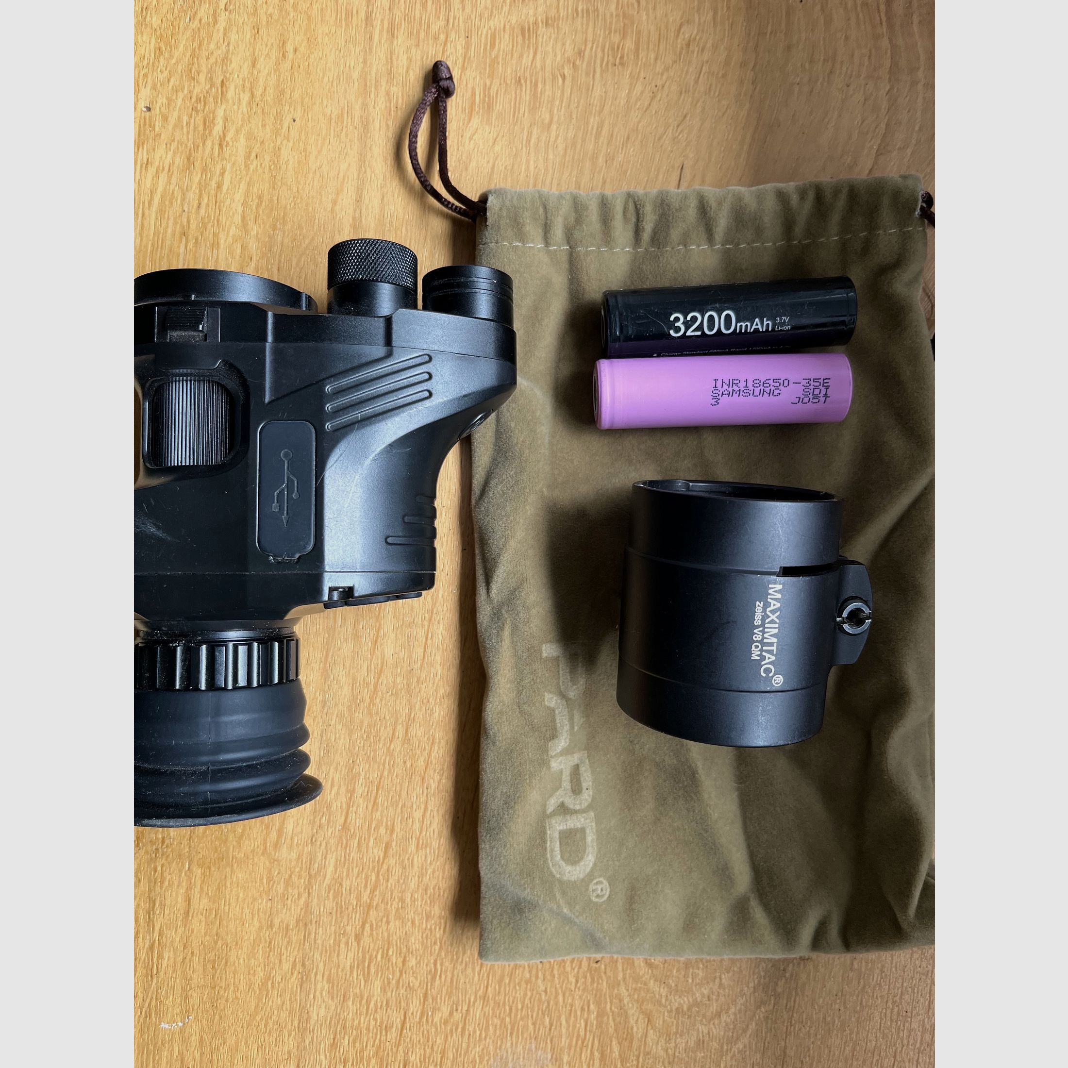 PARD NV007 Gen.2 mit Adapter Zeiss V8