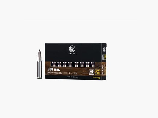 AMUNICJA KULOWA RWS .308 WIN SPEED TIP PROFESSIONAL SHORT RIFLE 10,7G / 165GR
