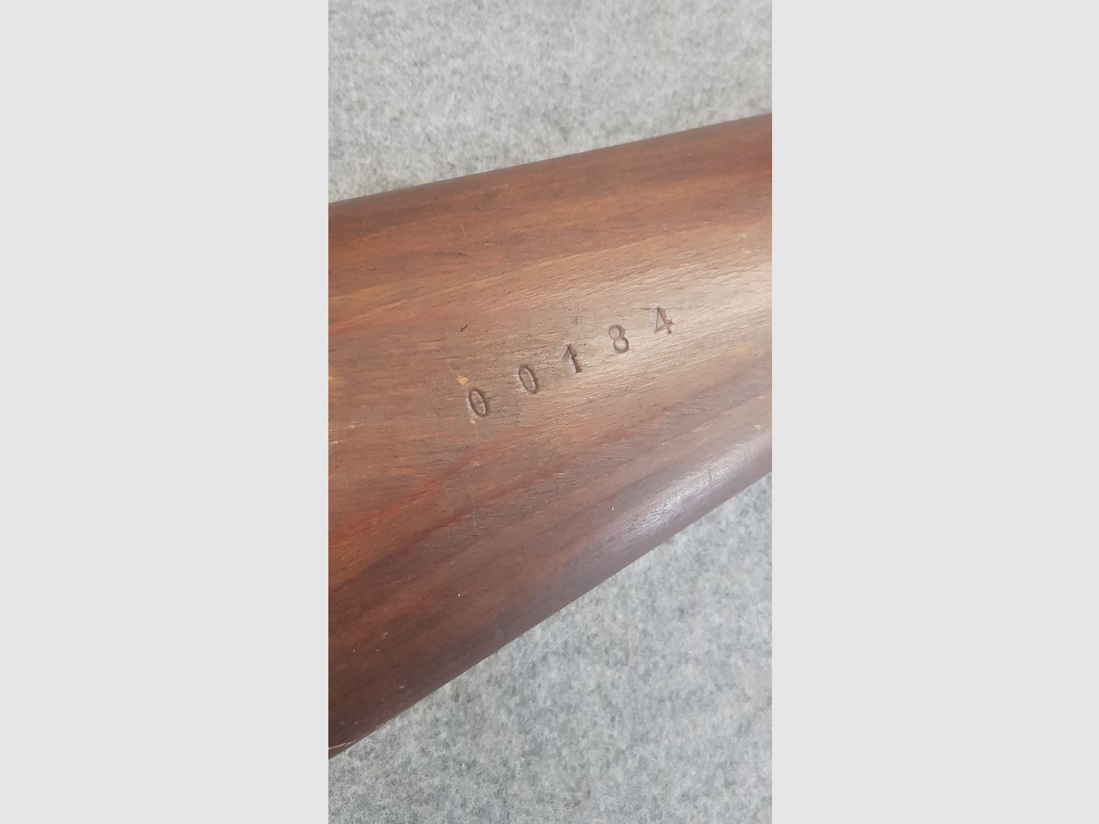 Haenel Mod. 49a  mit  dunklen Schichtholzschaft von 1953 im schönen Zustand Durchlader kein 310