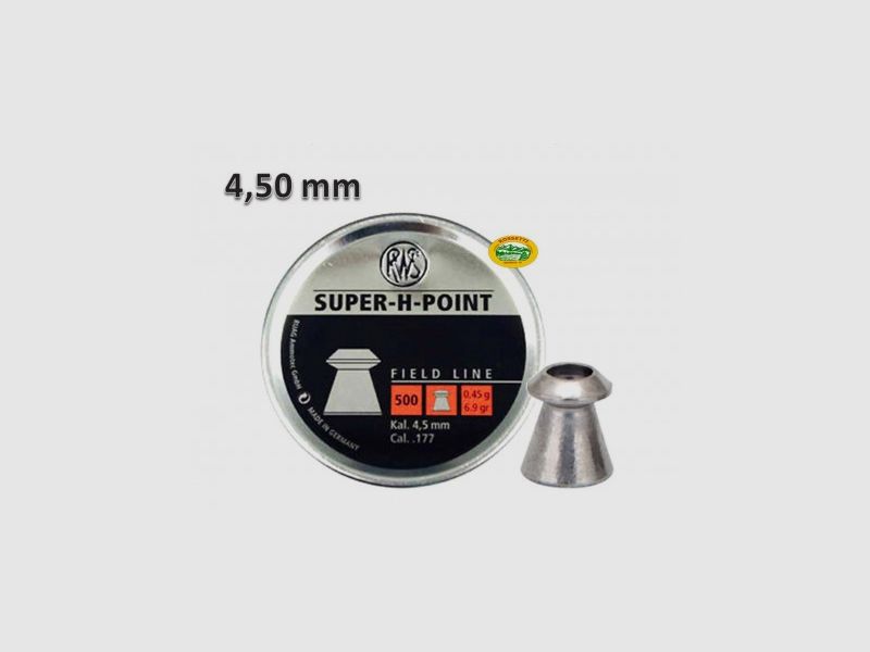 RWS Bullets SUPER-H-POINT cal. 4.50mm 0.45gr