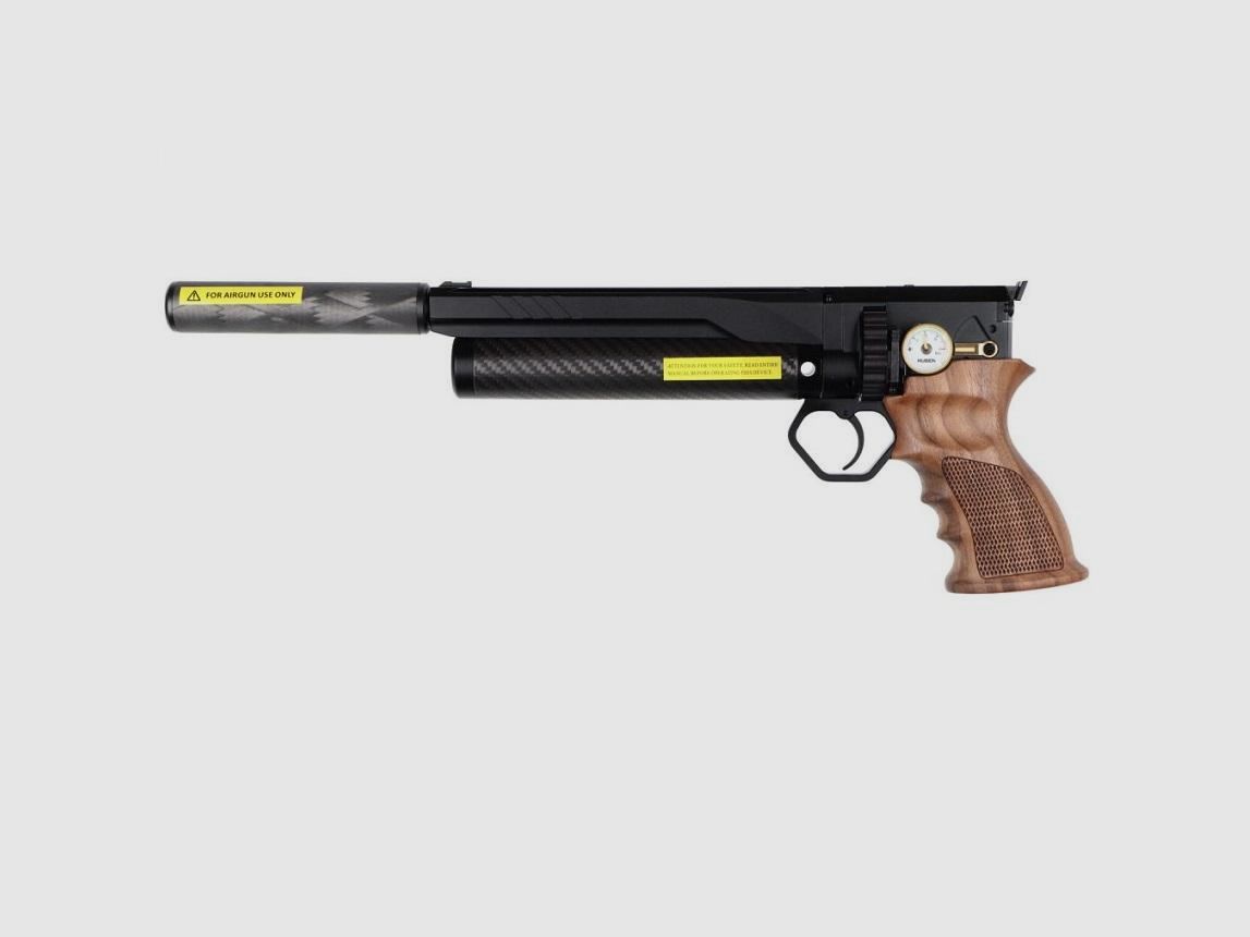 Pistola de aire PCP semiautomática Huben GK1 V3R + silenciador + bomba Huben HB35, imagen 11 de 11