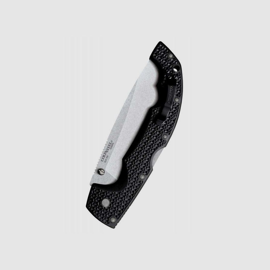Cold Steel Voyager Drop Point XL Taschenmesser, Glatte Schneide, AUS 10A