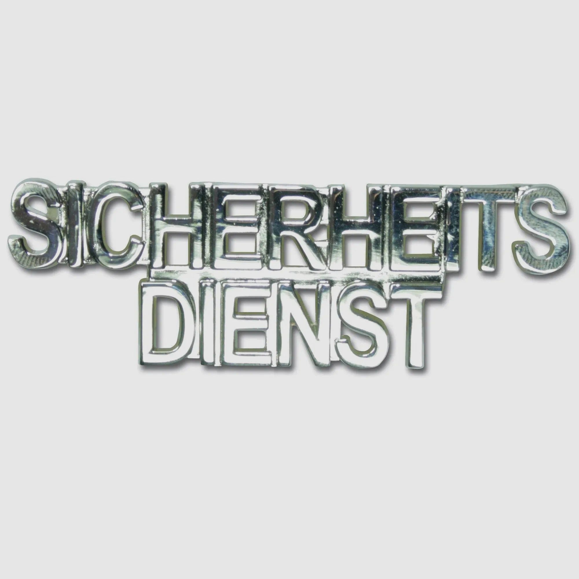 Fritzsch Kragenspiegel SICHERHEITSDIENST silberfarben