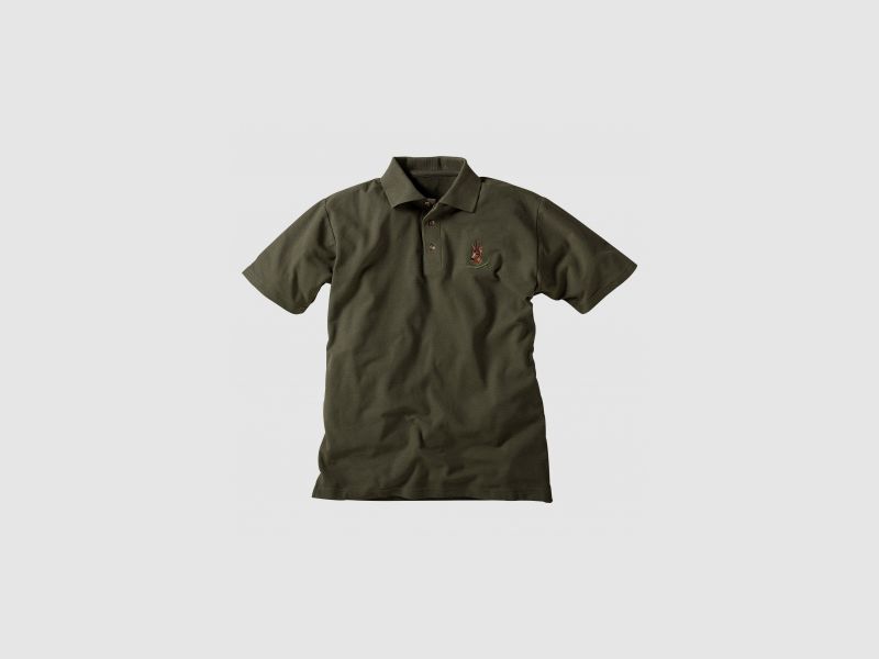 il Lago Basic Polo-Shirt Rehbock Herren (Oliv) | S