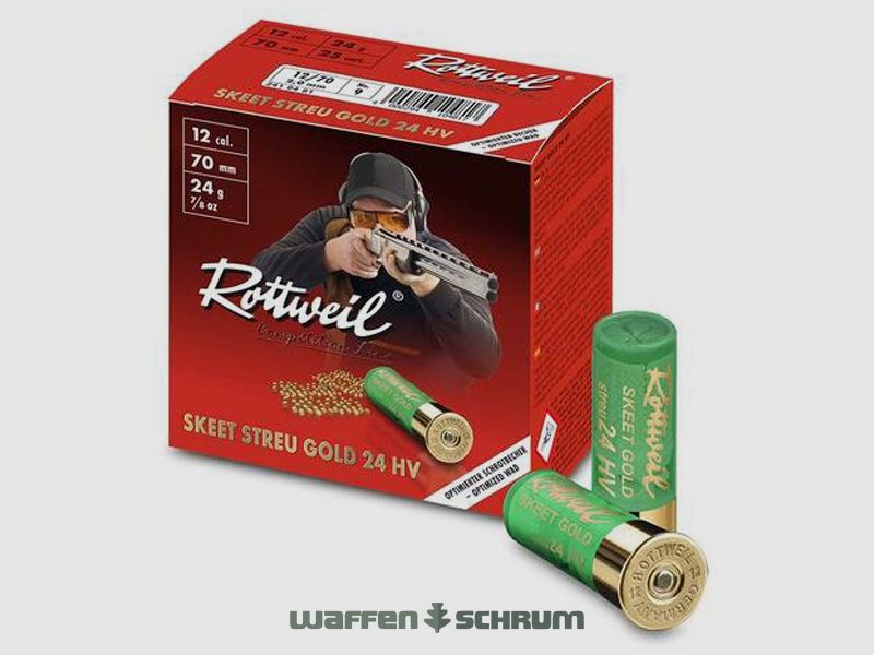 Rottweil Gold HV Skeet Streu 24 12/67,5 Competition 2,0mm - 24g