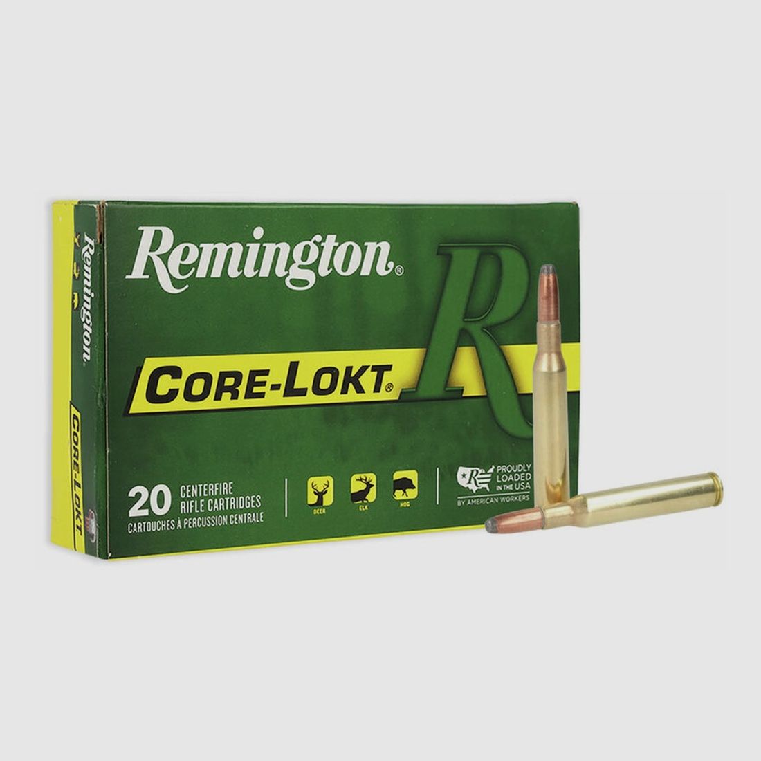 Remington cartouche de chasse .270Win, SP CoreLokt 150gr VE20