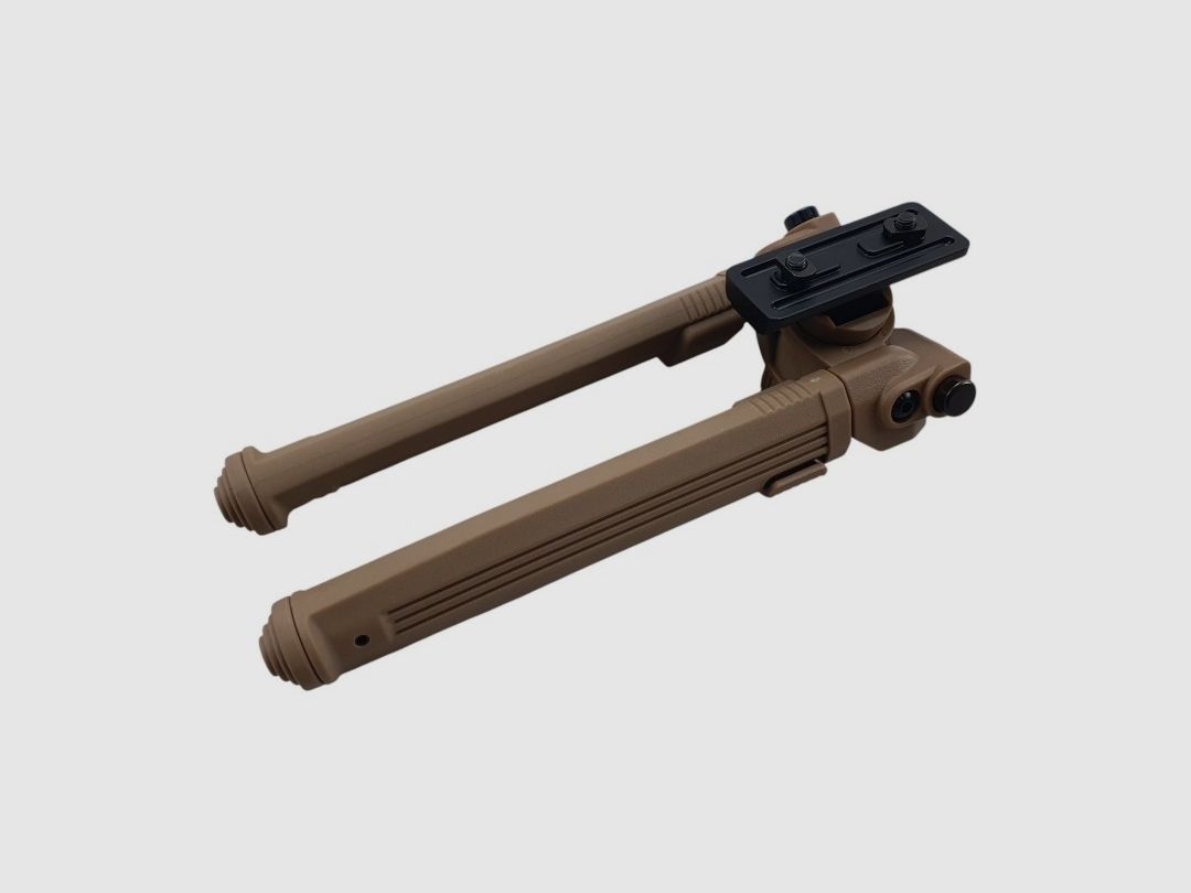 ROBUSTES TACTISCHES ZWEIBEIN 6 POSITIONEN M-LOK FDE FALTBARE VON 17CM BIS 26CM, Bild 2 von 4