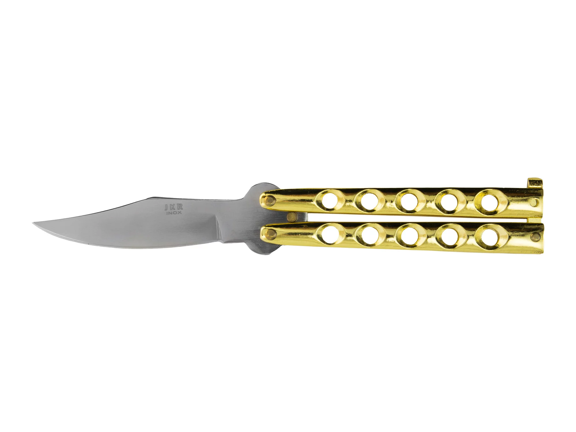 Joker JKR358 Butterflymesser, goldfarben, Bild 2 von 12