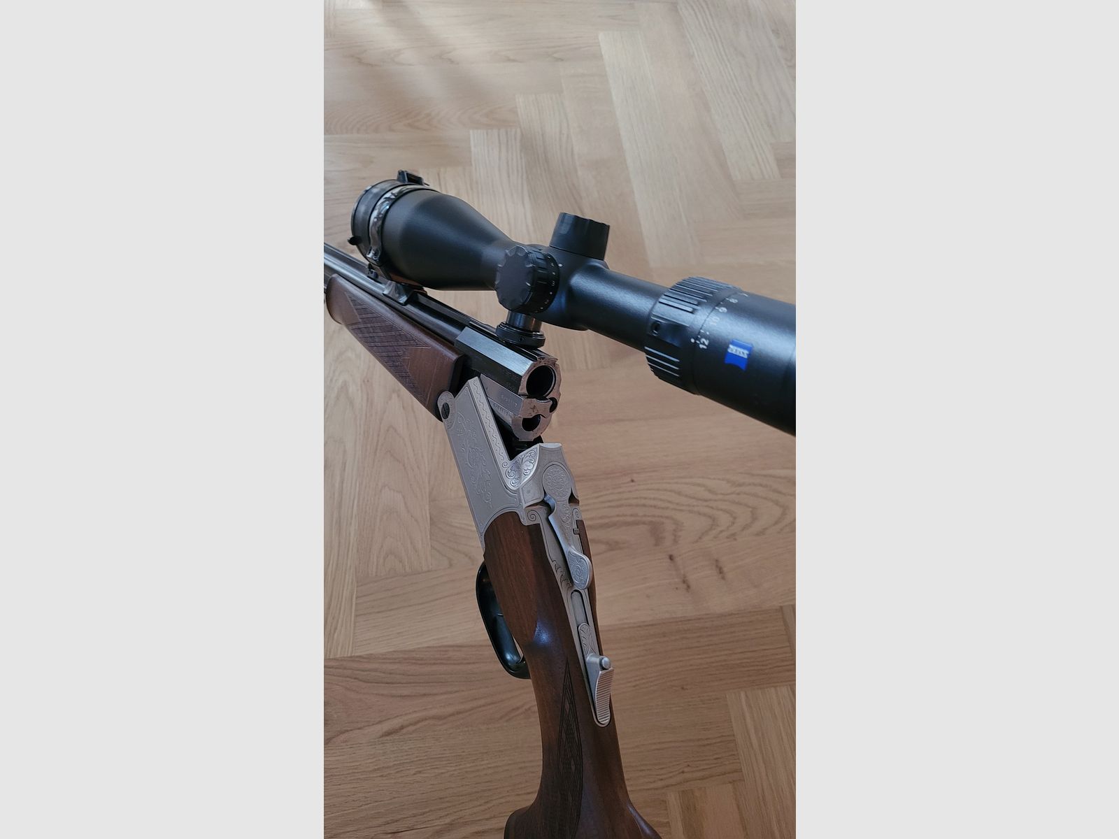 Blaser BD 880 Bockdrilling mit Zeiss Conquest V4 3-12x56