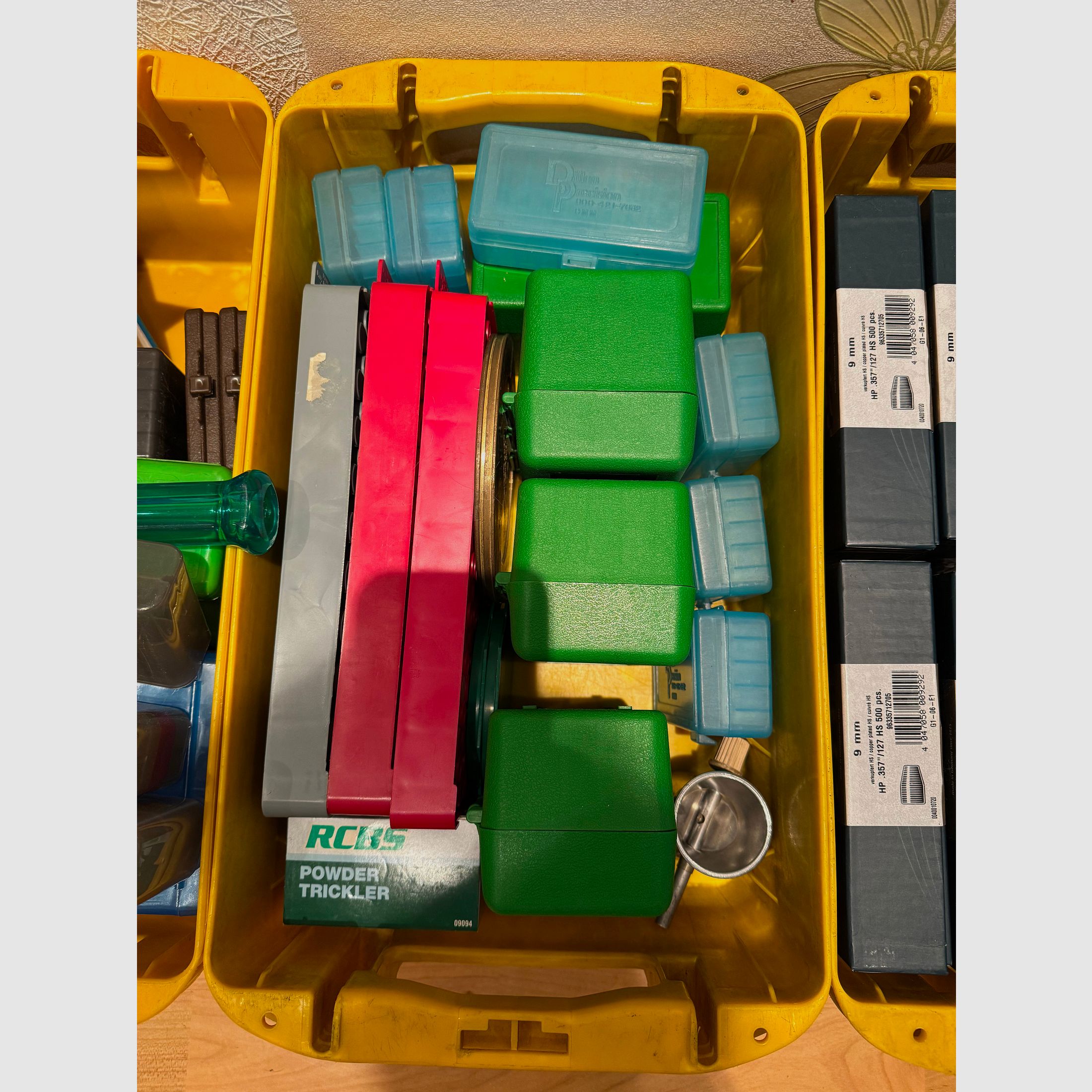 Herladen, herlaadapparatuur, accessoires, matrijs, projectielen, hulzen, weegschalen, persen - ontbinding
