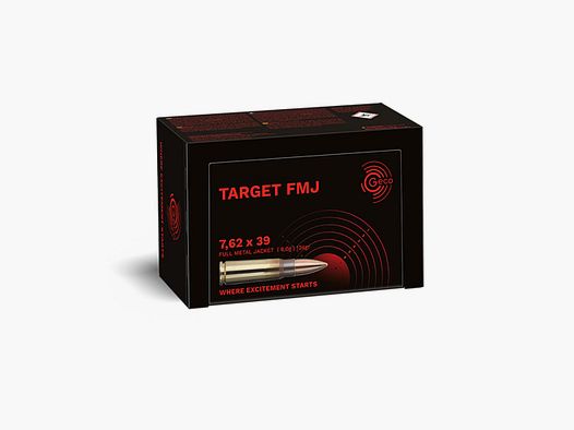 GECO 7,62×39 TARGET FMJ 8,0 g / 124 gr