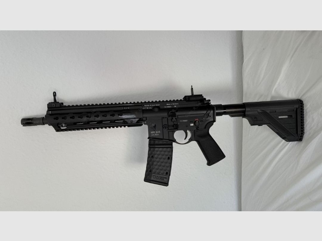 Heckler & Koch HK MR223 11 Zoll Schwarz Sammlerstück Deutscher Beschuss Ulm BI Datecode