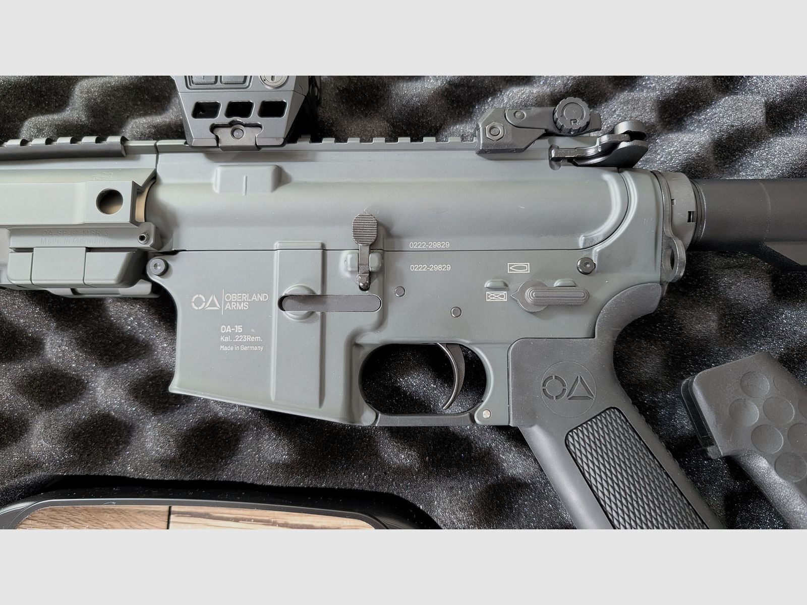 Oberland Arms OA-15 PR M11, 12" in Battleship Grey
