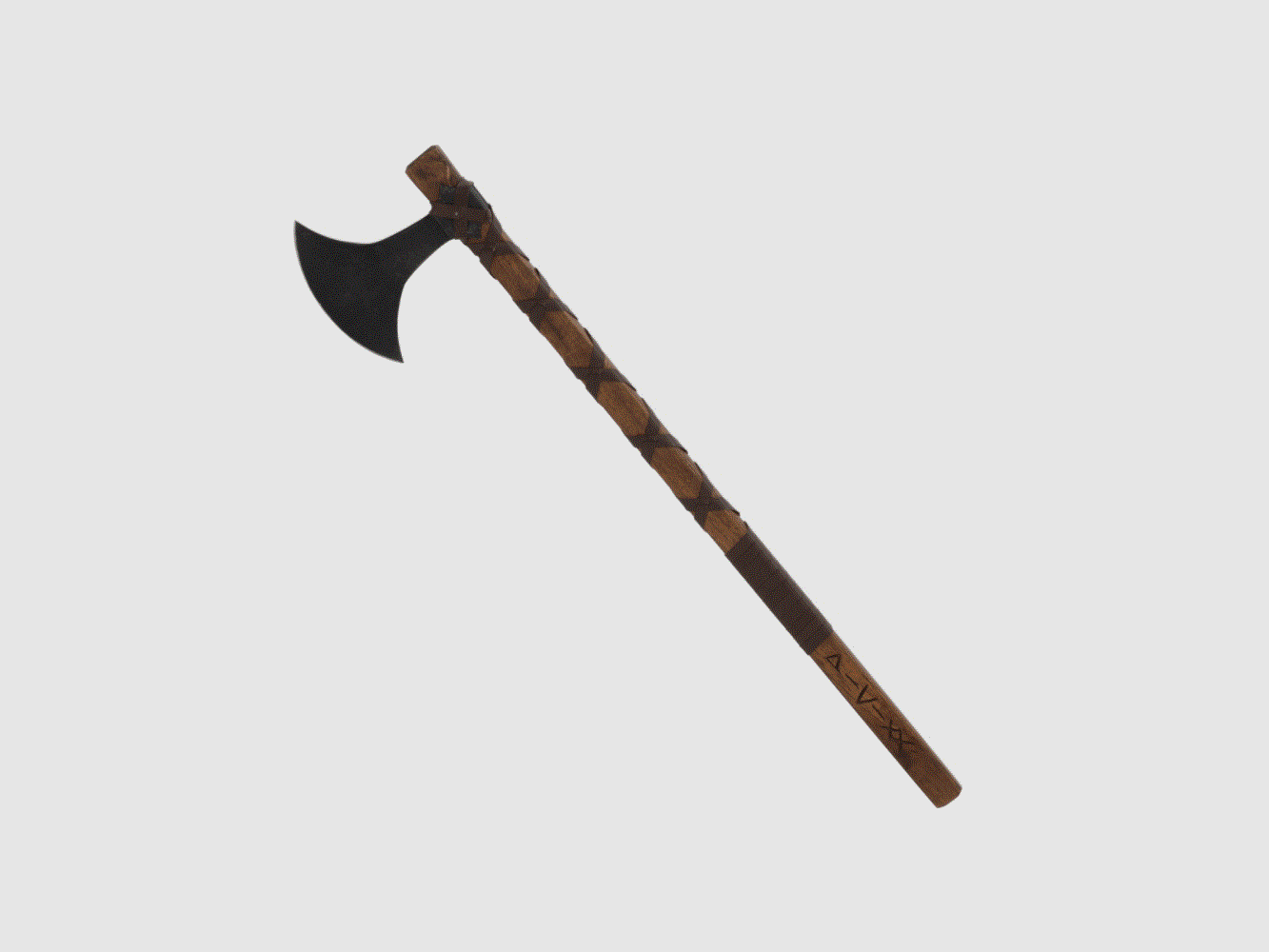 Haller Danish axe decorated