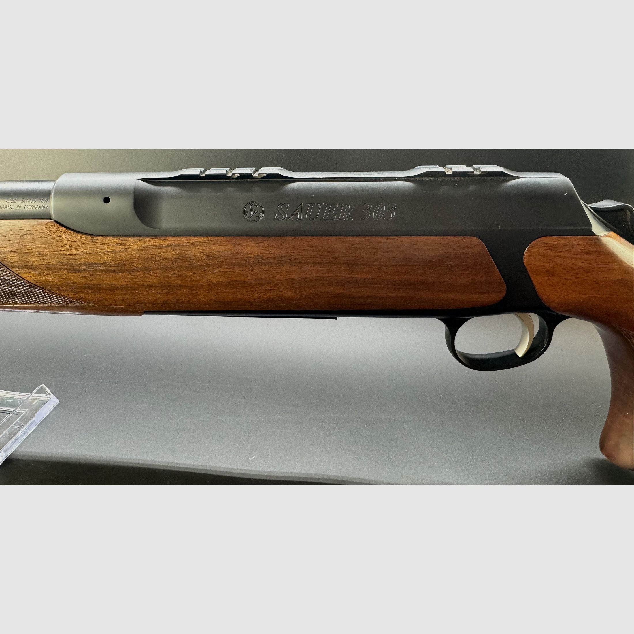 Sauer 303 - Semiautomatico; Cal.: .30-06Spring + regolazione gas variabile + montaggio Sauer per guida Zeiss