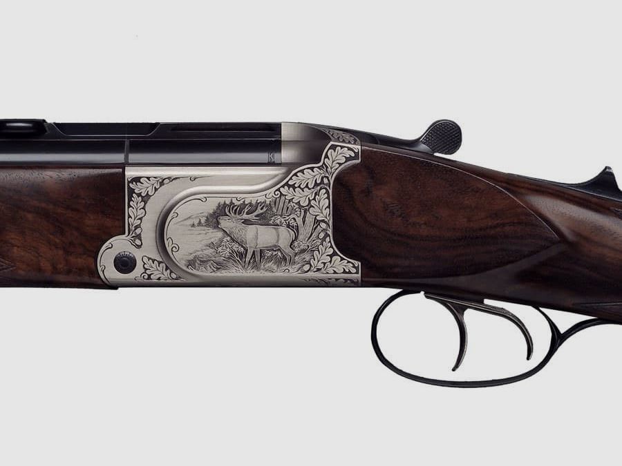KRIEGHOFF Mehrpreis für Neuwaffe Gravur: 4 Kl. Jagd-Eichenlaub Optima-Ultra-Classic-Hubertus, Bild 1 von 2