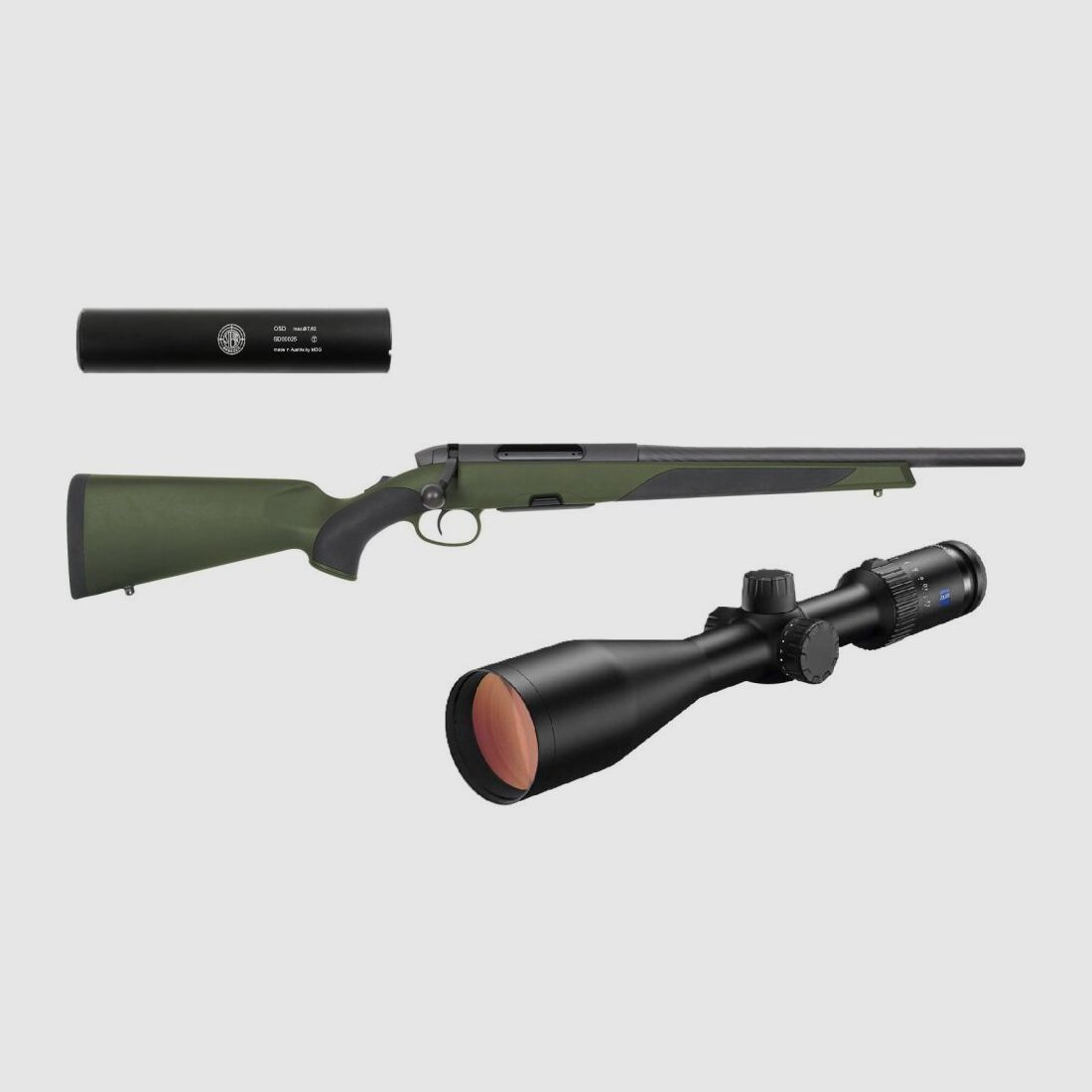 Steyr Mannlicher SM12 SX Kompakt, mit Zeiss Conquest V4 3-12x56