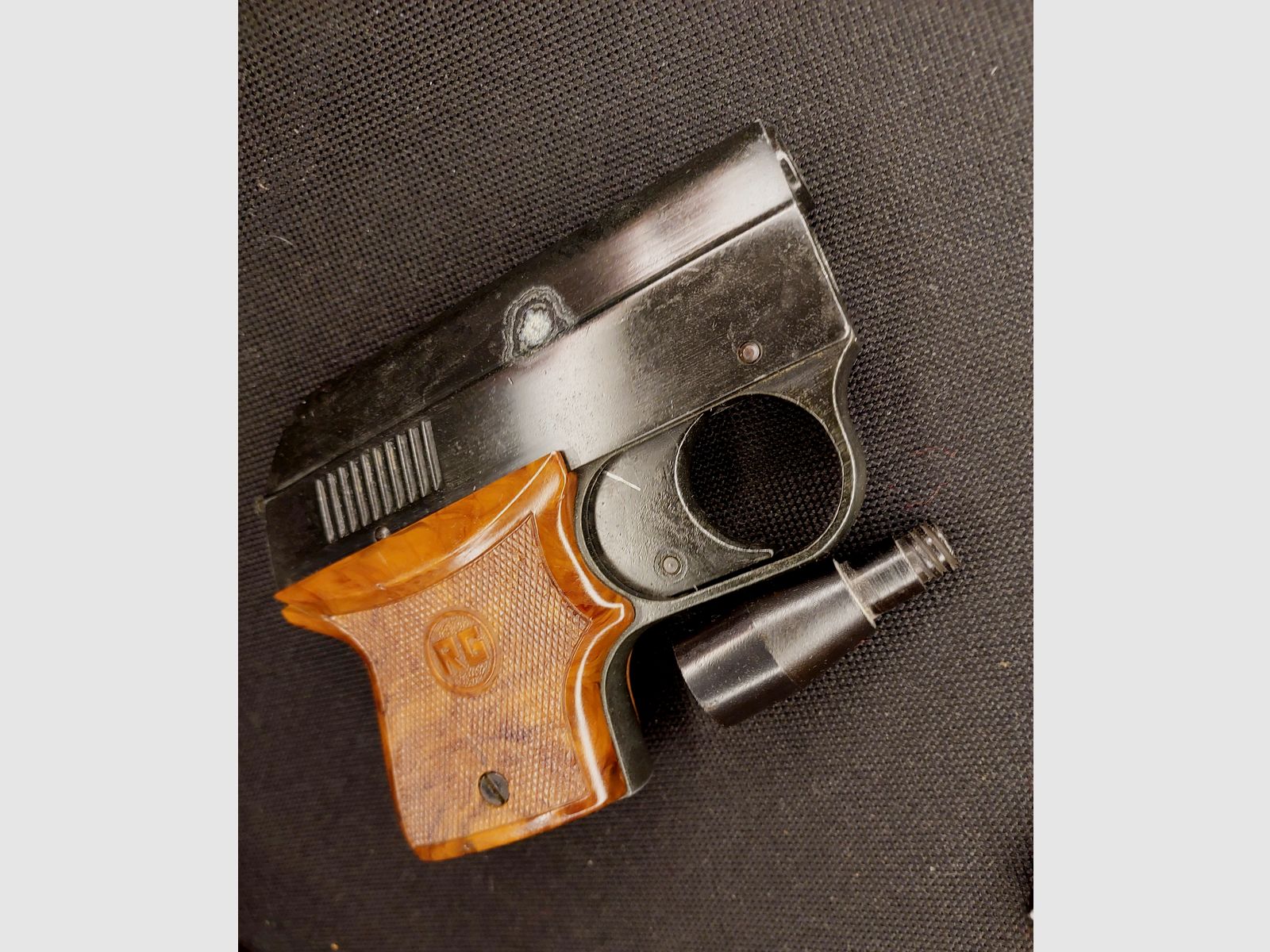 Pocket pistol RG3 - Röhm RG 3 blank firing pistol cal. 6mm Flobert (PTB 33)