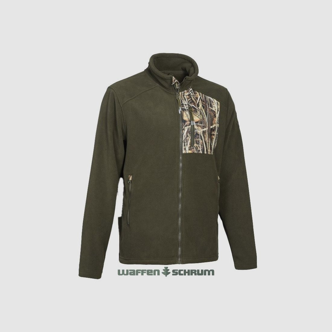 Percussion Fleecejacke Passion Migrateurs Khaki