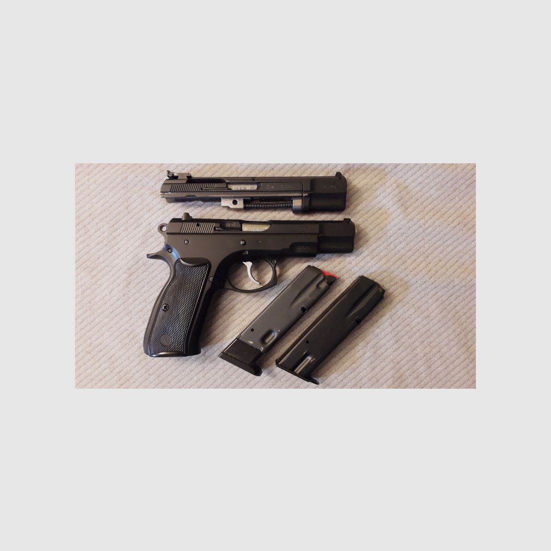 SL-Pistole CZ 75+WS **NEUWERTIG**