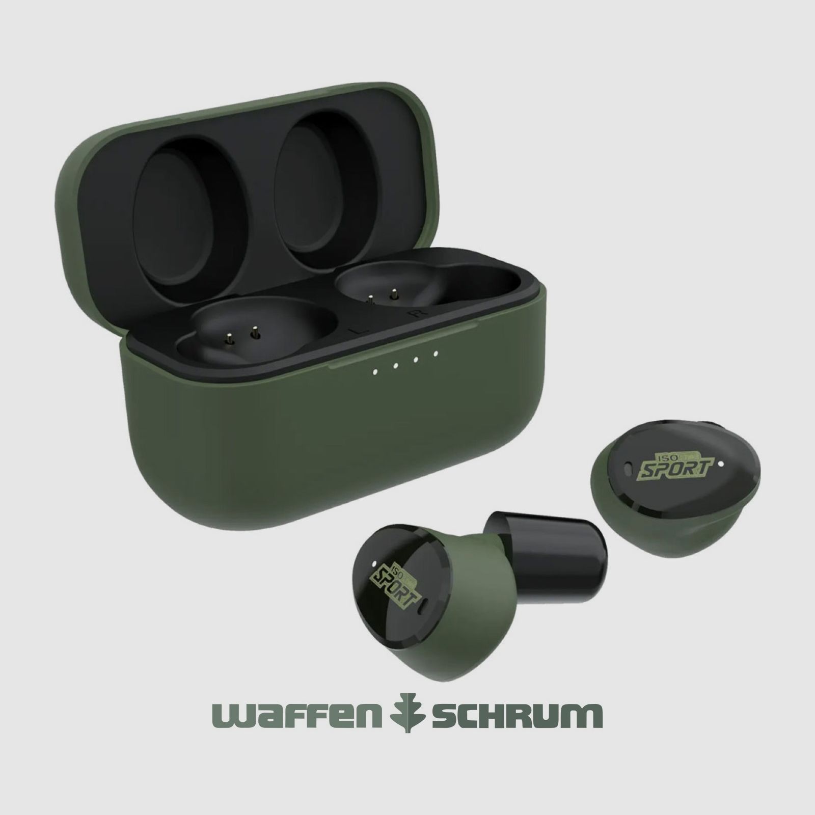 ISOtunes Sport Caliber / mit Bluetooth / grün / aktiv