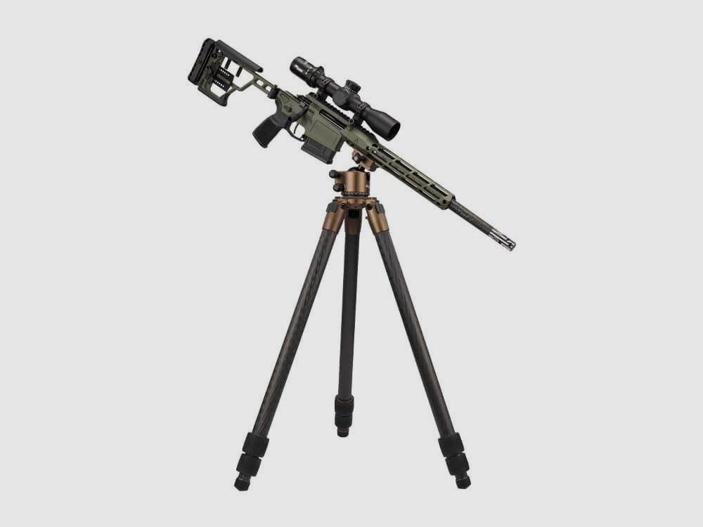Sig Sauer Zulu DMR Carbon Tripod – BLK / FDE mit Ballhead / Arca-Rail, Bild 3 von 5