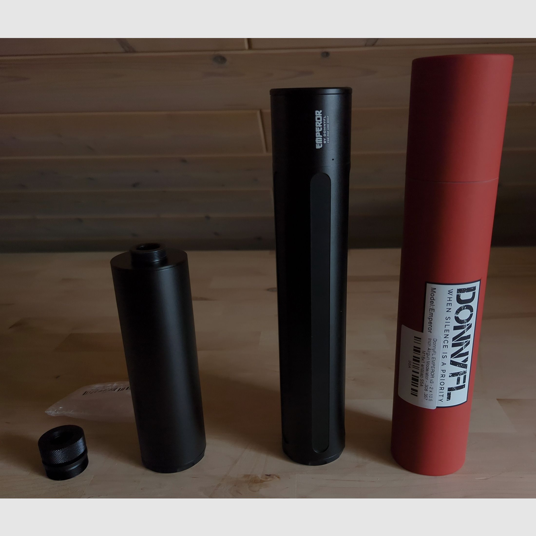 AEA HP Max 2 Schalldämpfer DonnyFL Emperor v3 inklusive Adapter und Extender