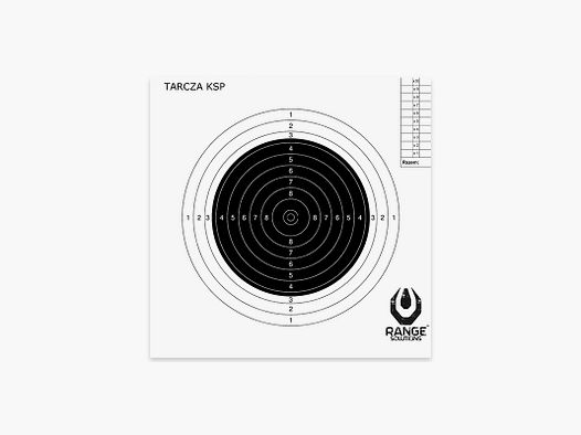 Bersagli 20 × 20 cm, 500 pezzi, Range Solutions