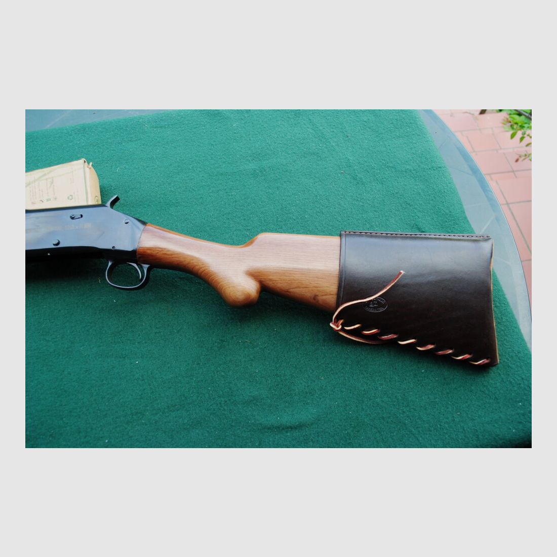 Winchester 97 von Norinco mit Butt Stock Cover von Kirkpatrick