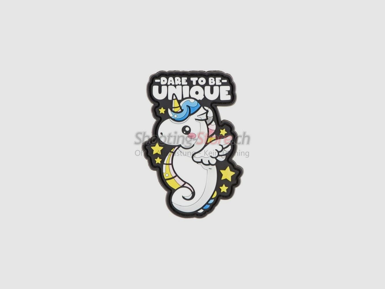 JTG Dare To Be Unique Rubber Patch Multicolor