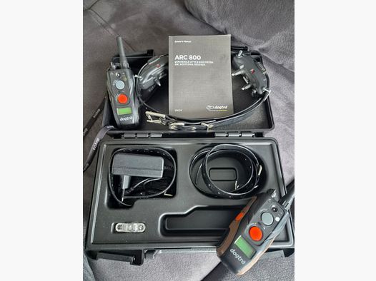 Dogtra ARC 800 double collar with 2 x remote control remaining warranty