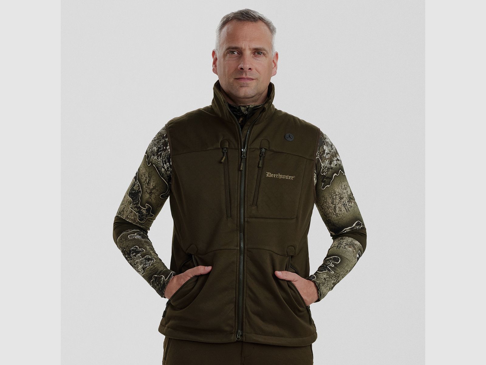 Excape Softshell Weste - Art Green – Größe: S