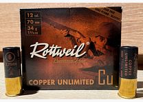 Rottweil Copper Unlimited - 12/70 - 34g - No. 6 (2.75mm) - Lead-free
