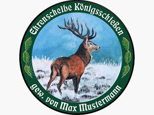 Schützenscheibe ECO-LINE Motiv 217