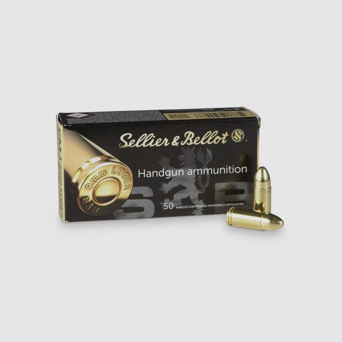 Sellier & Bellot 9×19 / 9mm Luger FMJ (1000 Stk.)