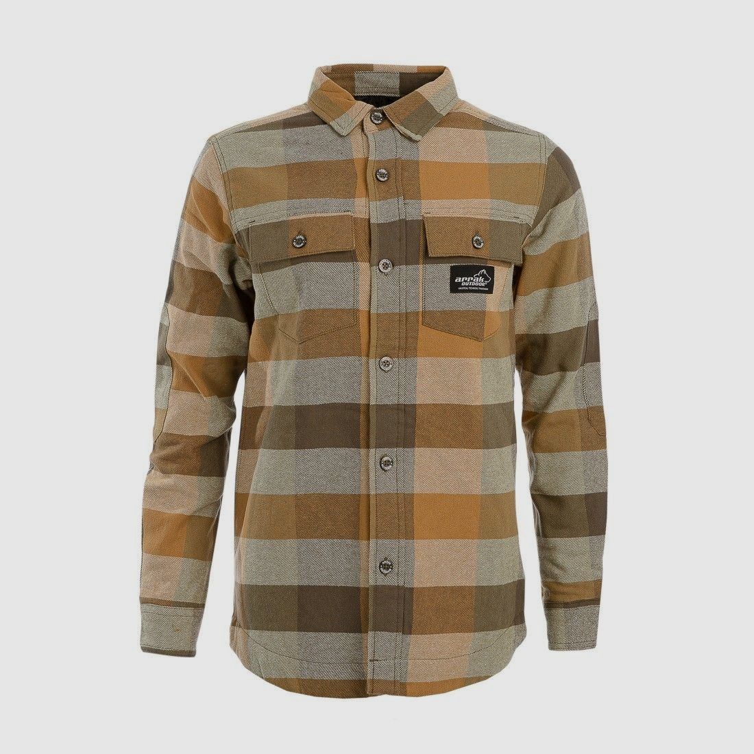 Arrak Outdoor Gefüttertes Flanellhemd Damen Forest L