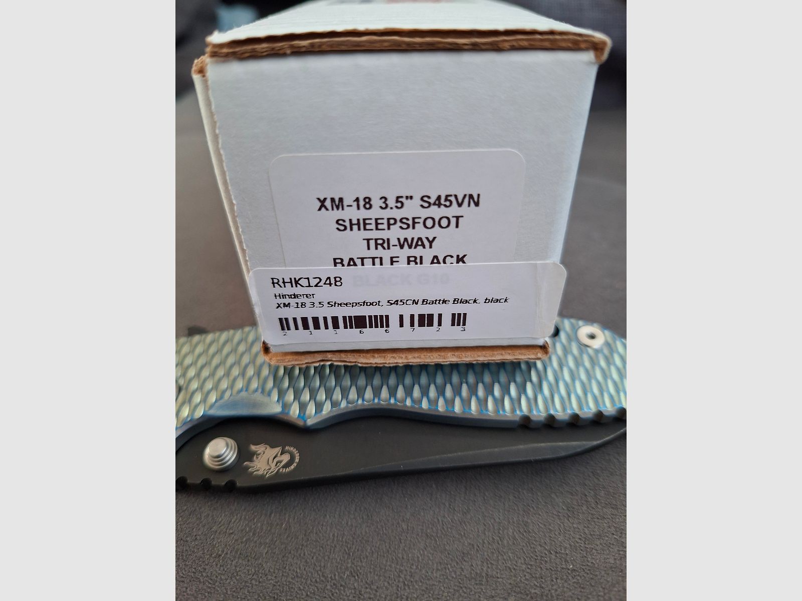 Hinderer XM-18 3.5 Sheepsfoot S45VN