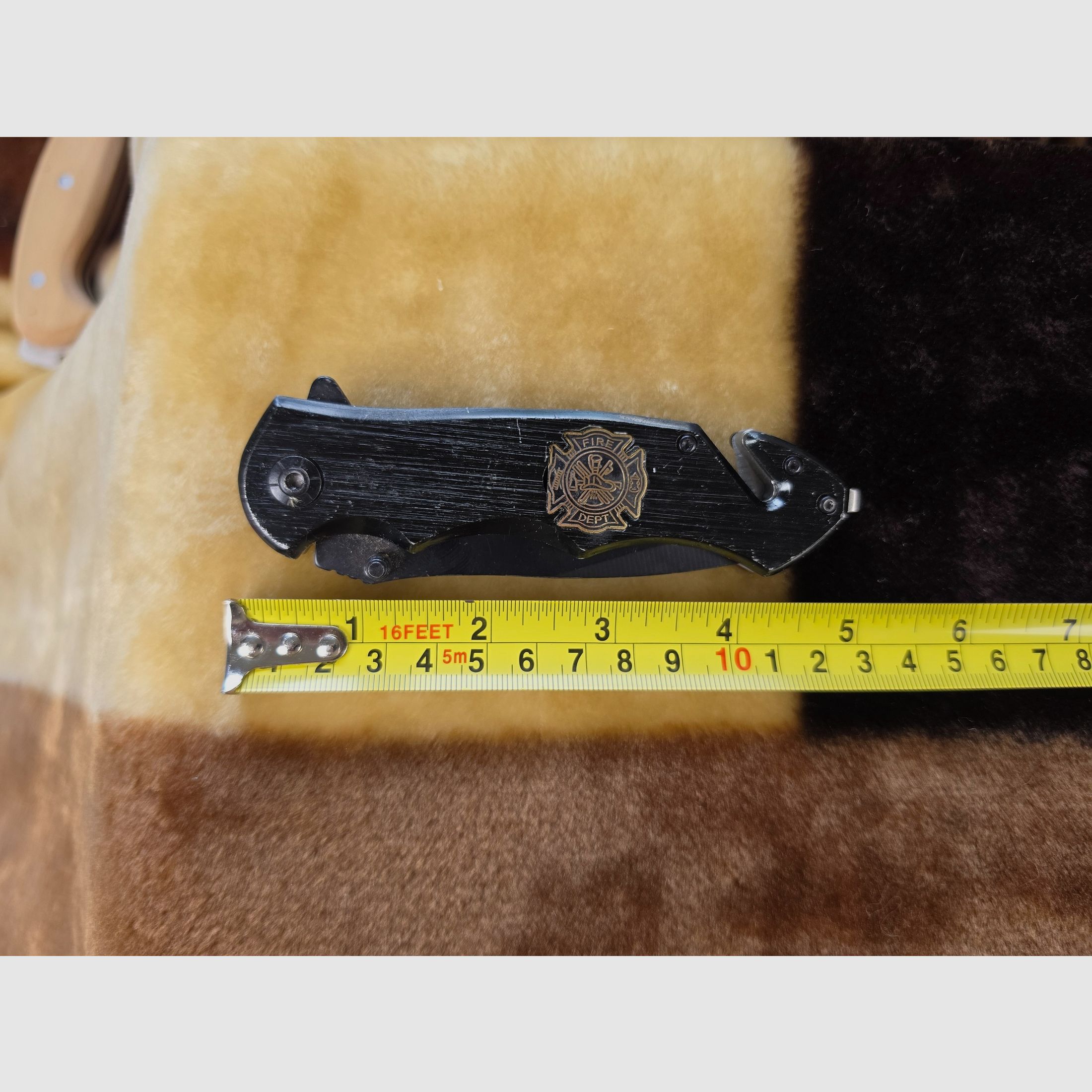 Smith & Wesson ExtremeOps Taktisches Feuerwehr-Rettungsmesser mit Gurtschneider & Glasbrecher, Bild 5 von 5