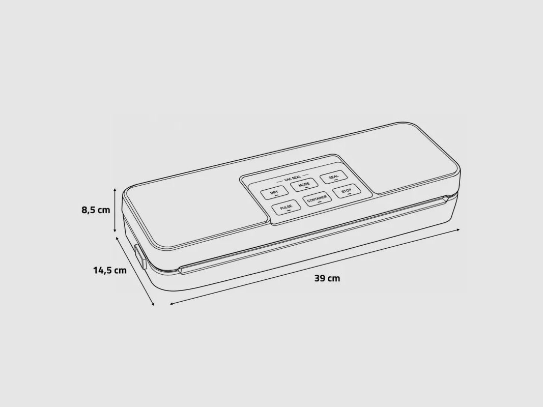 Vakuumiergerät VS8861 110 W, Schweißnaht 30 cm, Bild 7 von 8