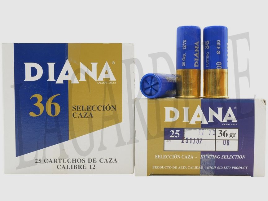 SAGA DIANA 36 NO. 00(CARTOUCHES A GRENAILLES)