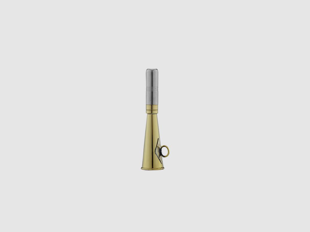 Corne compiegne messing flach 12 cm