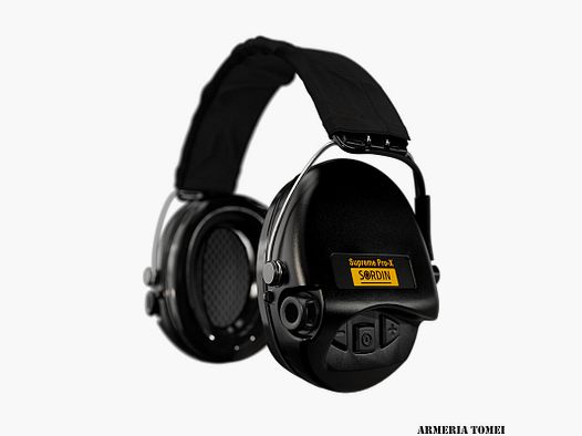 SCHUSSHÖRER – GEHÖRSCHUTZ – SUPREME PRO-X KOPFBAND Schwarz