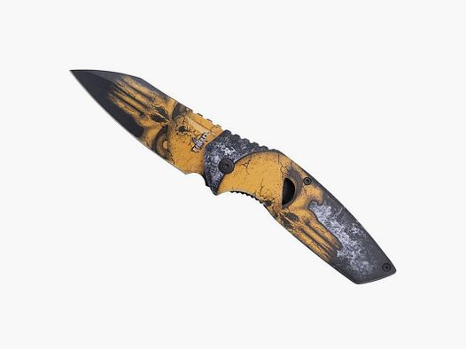 Third Totenkopf Messer 11,5 cm Edelstahl