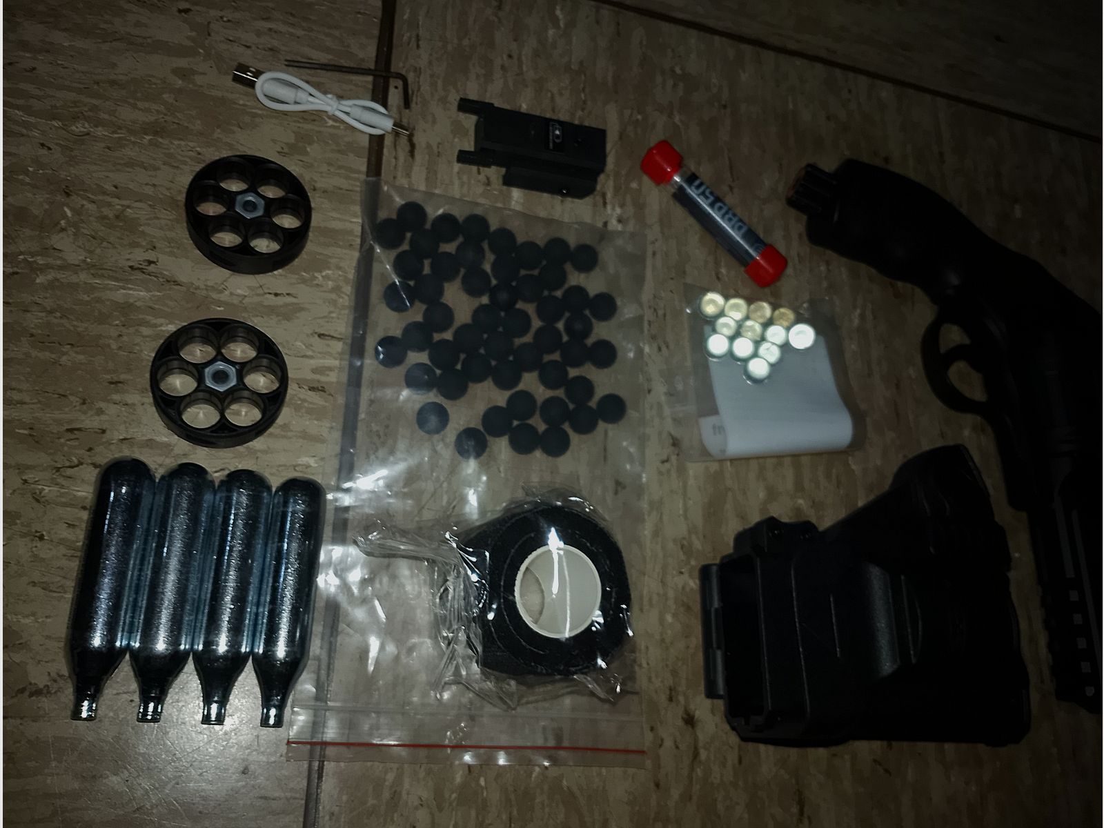 HDR 50 tr50 Marker Gen1 T4E Cal .50 Set Kit Pepper- Rubber- Glass- projectiles Holster Laser CO2 like new / new