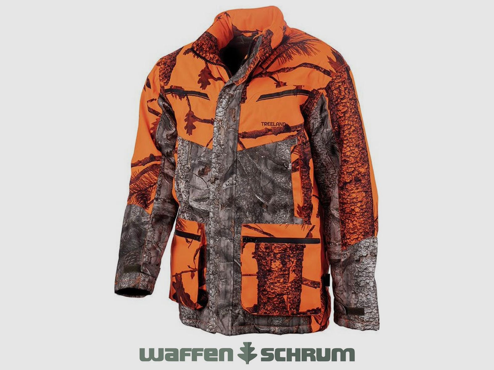 Giacca Signaljacke Treeland Arancione Camouflage