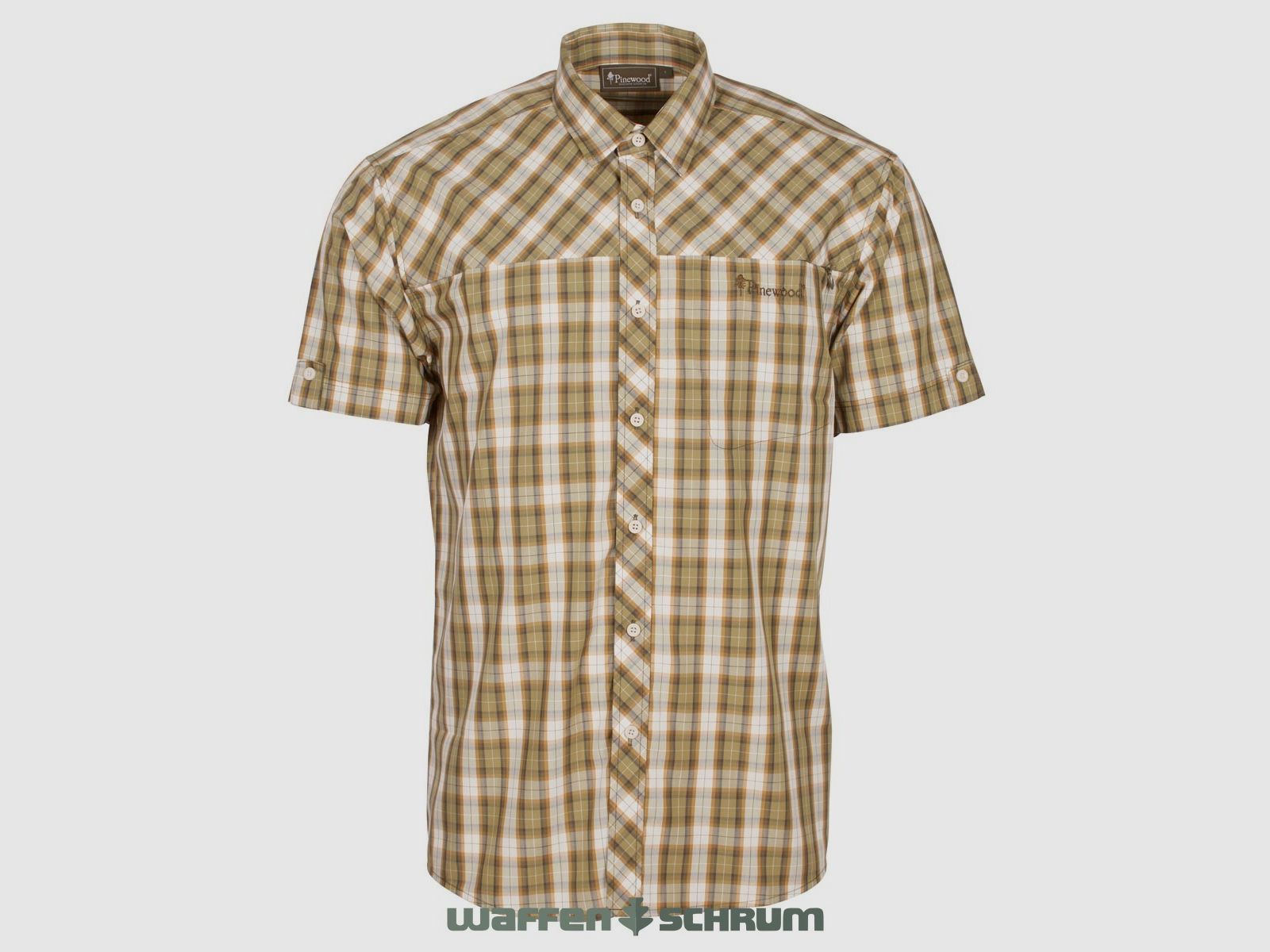 Pinewood Hemd Cilff Mid Khaki/Bronze