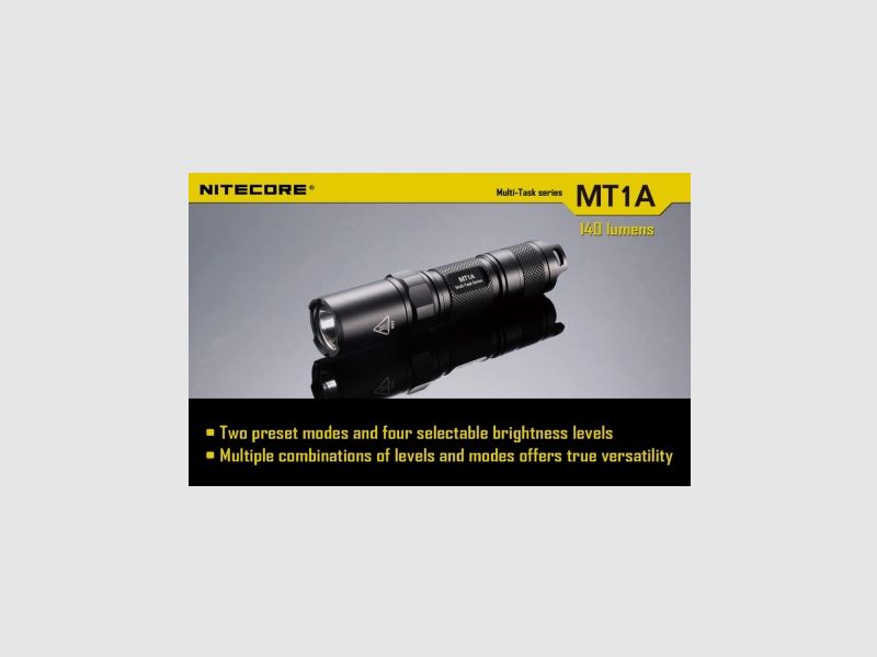 Lampe torche Nitecore MT1A 140 lumens, image 5 sur 20